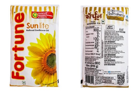 Fortune Sunlite refined sunflower oil